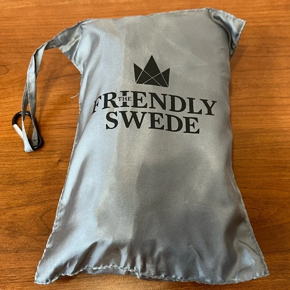 The Friendly Swede Queen Sleeping Bag Liner Gray Like New in Sack
